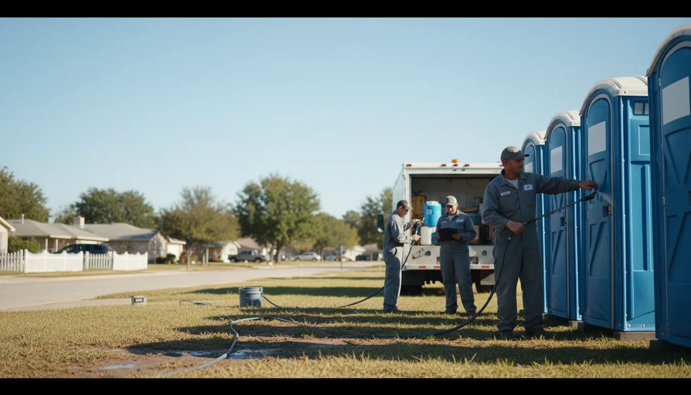 Long-Term Portable Toilet Rental in La Harpe, KS near me